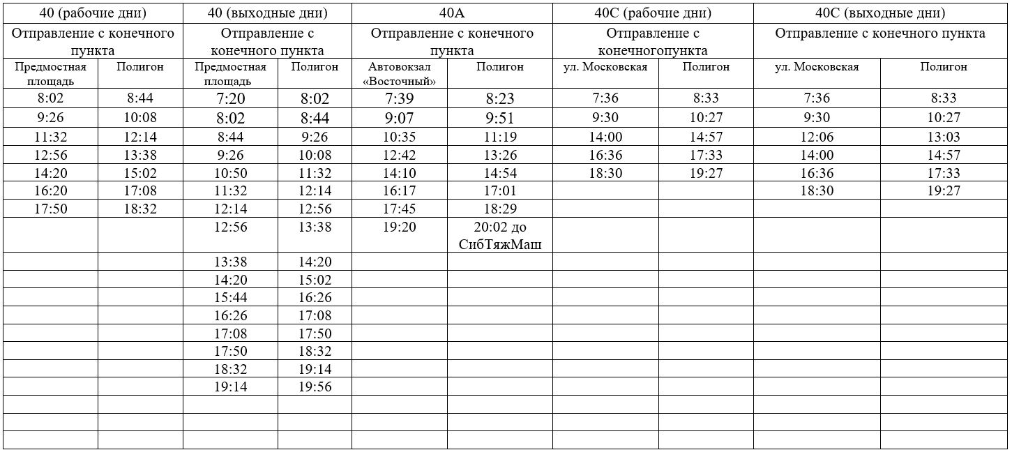 Расписание автобусов онлайн карта